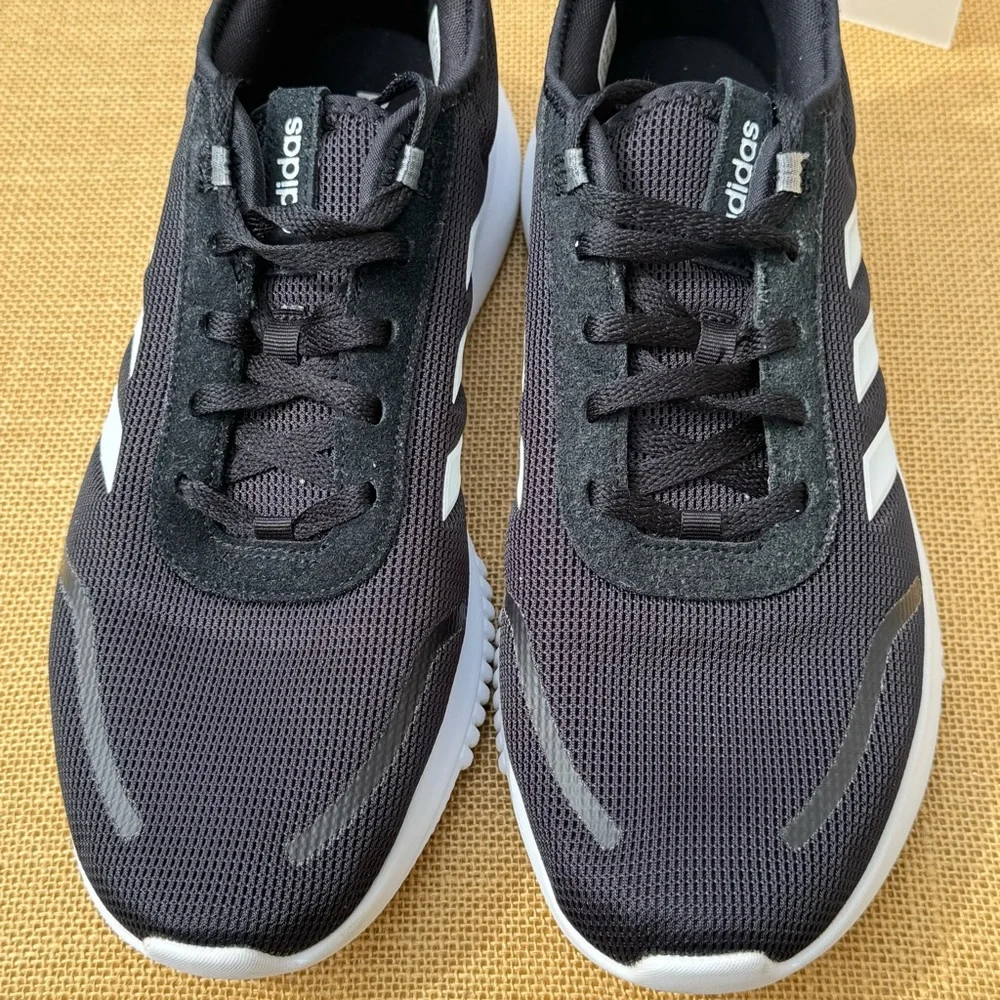 Adidas Cloudfoam Running Shoes Men’s 11.5 Black White GW2396 Athletic Sneaker